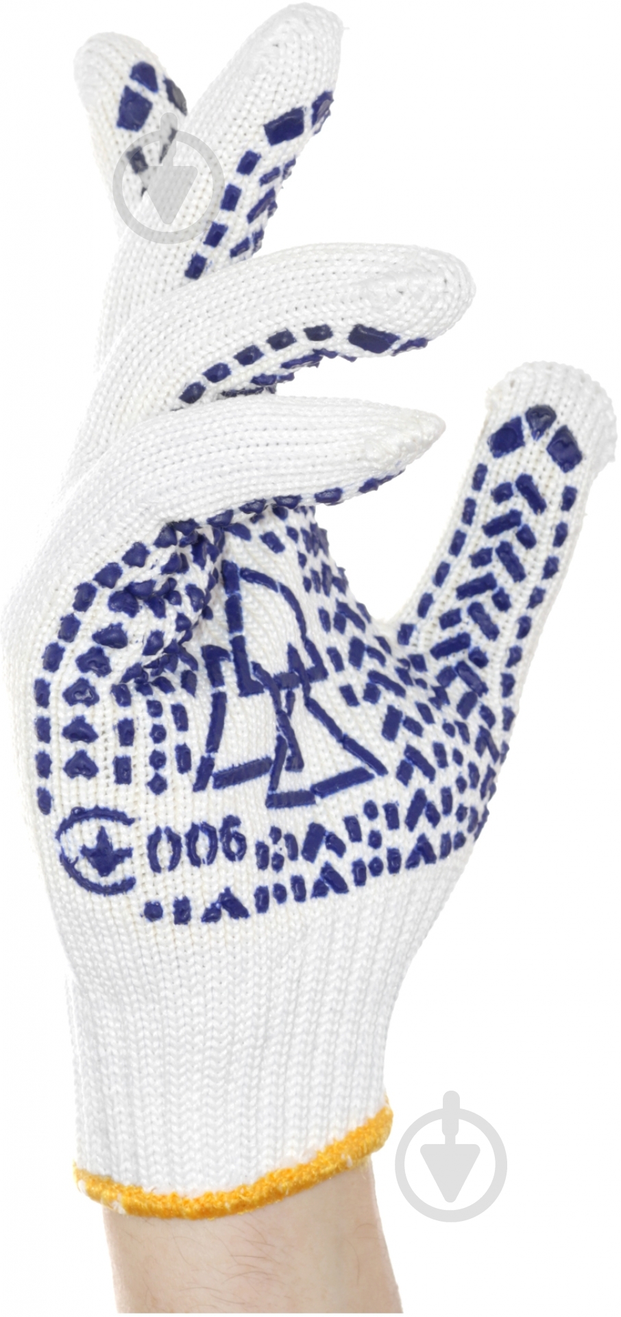 Рукавички MasterOK MASTER-80Т трикотажні з покриттям ПВХ крапка XL (10) - фото 1