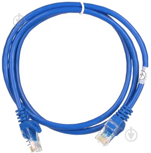 Патч-корд 2E PC5ECOP - 100BL Cat 5e / RJ45 / 26AWG 1 м синий - фото 2