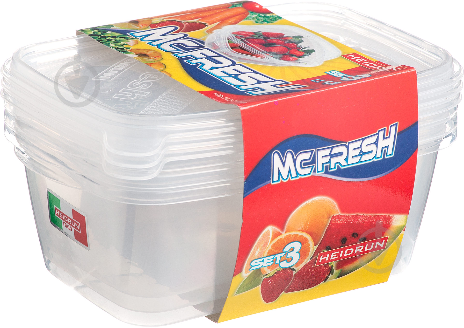 Набор контейнеров Heidrun McFresh 3 шт. 1809 - фото 4