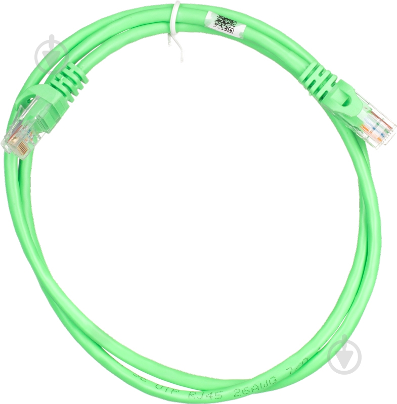Патч-корд 2E Cat 5e UTP 26AWG 2E-PC5ECOP-100GRN 1 м зеленый - фото 2