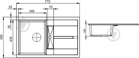 Мойка для кухни Interline LOTUS old white - фото 3