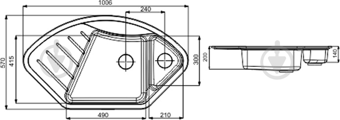 Мойка для кухни Interline PALMIERO old white - фото 2