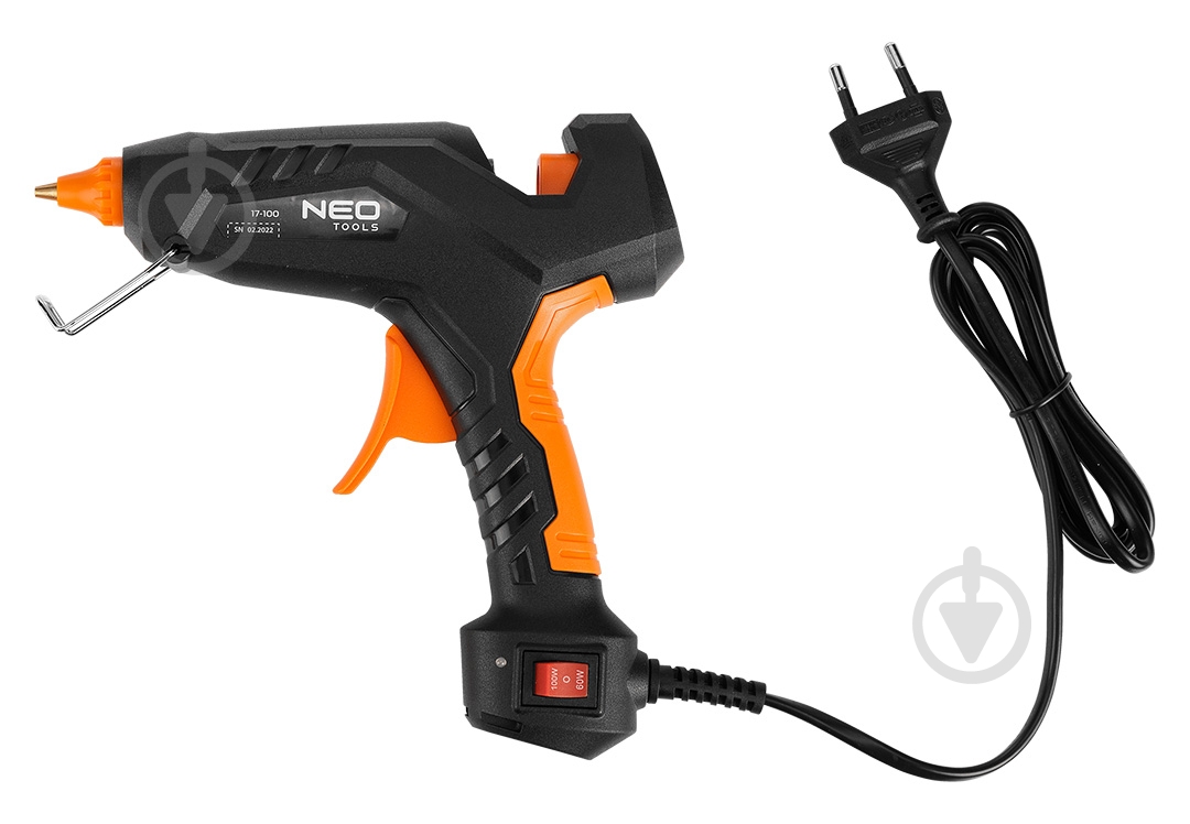 Клеевой пистолет NEO tools 11 мм 60/100 Вт 17-100 - фото 7