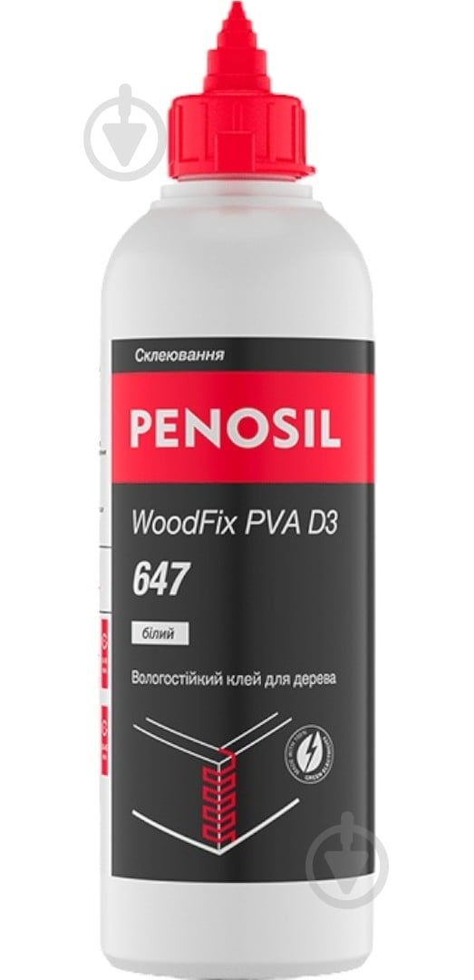 Клей для деревини PENOSIL WoodFix PVA D3 647 500 мл - фото 1