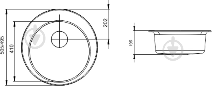 Мойка для кухни Interline RONDO black - фото 3 Мойка для кухни Interline RONDO black - фото 3
