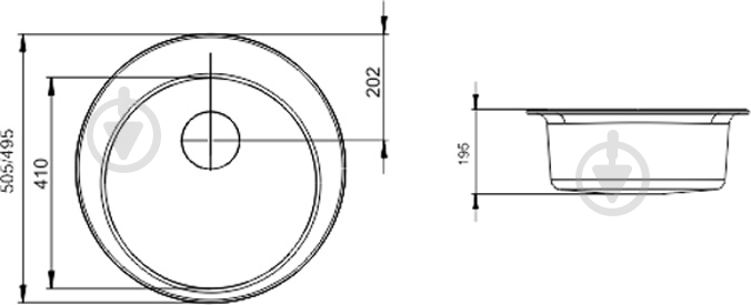 Мойка для кухни Interline RONDO old white - фото 3