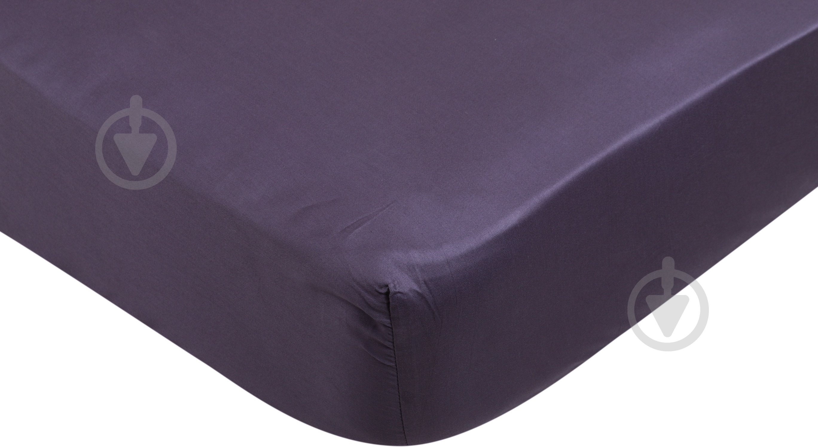 Простынь на резинке Solid 200x200 см темно-серый Luna - фото 1