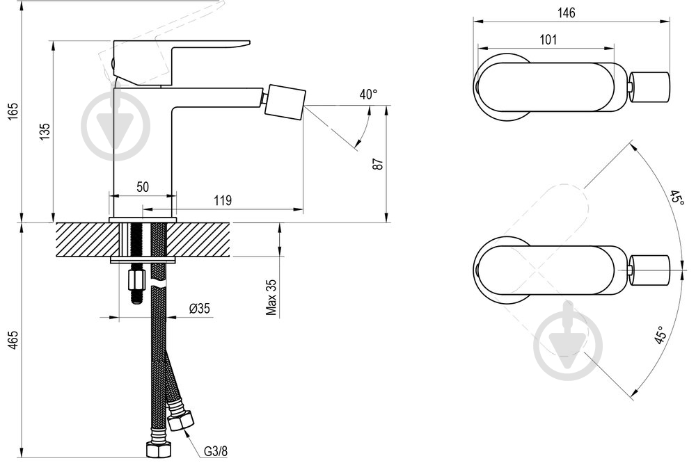 Ravak CR II 056.00CR - фото 2