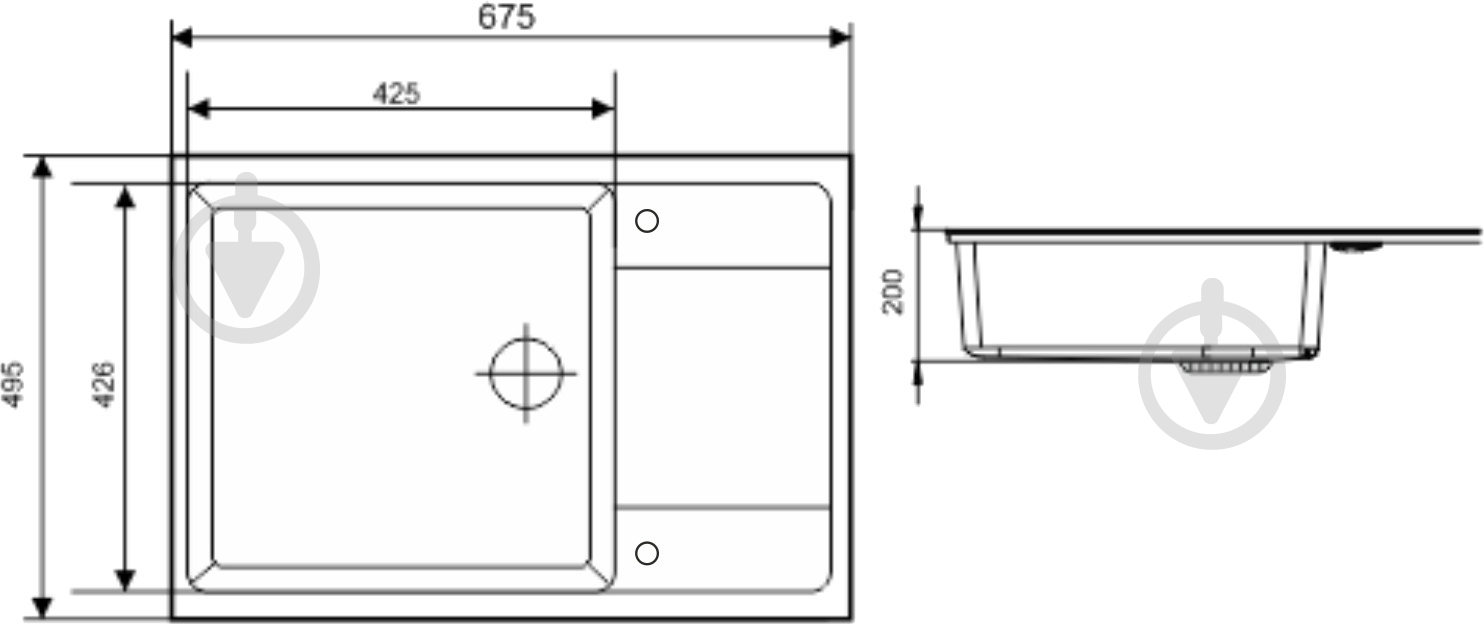 Мойка для кухни Interline ROYAL black - фото 3