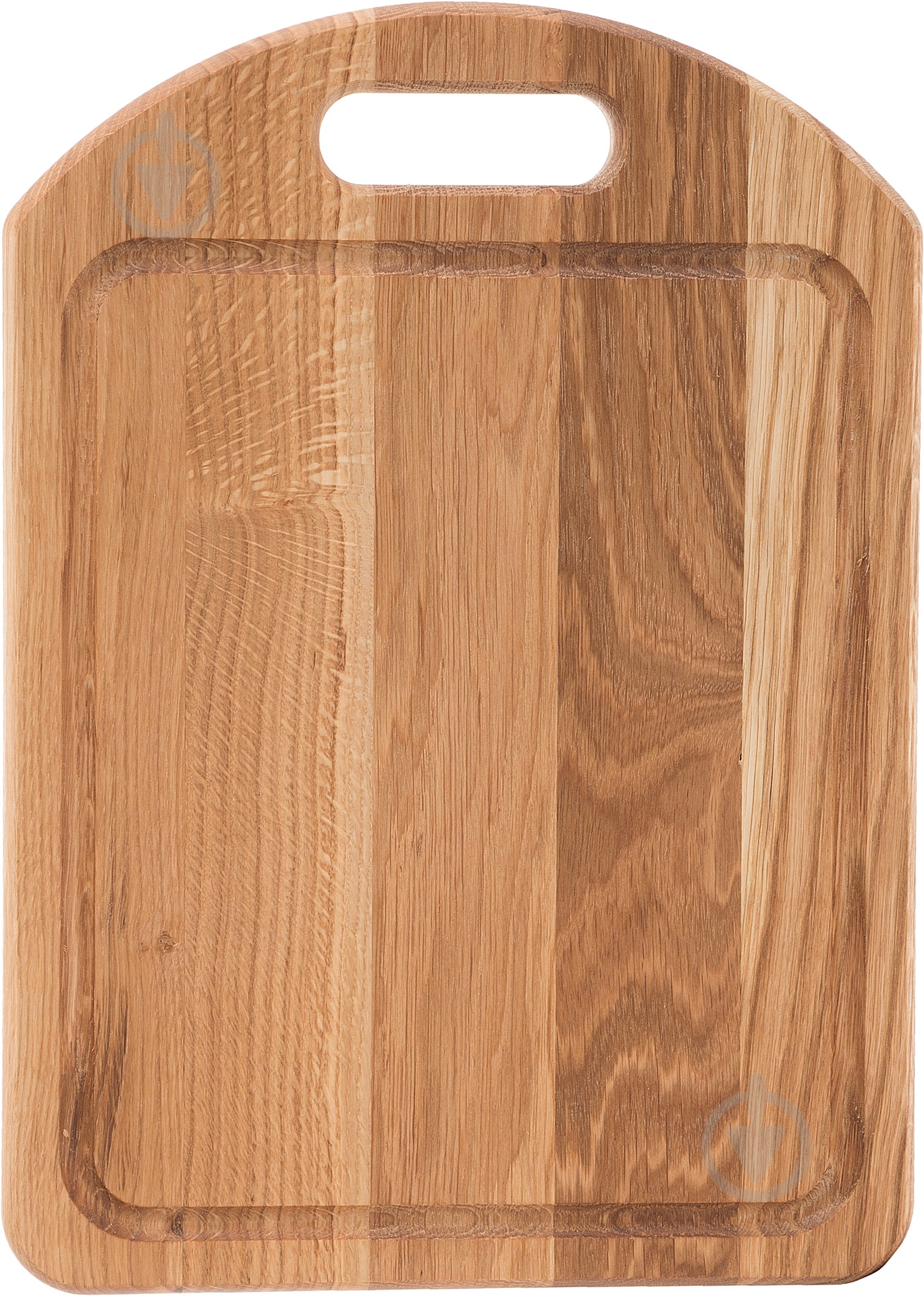 Доска кухонная с ручкой 25x35 см дуб - фото 1