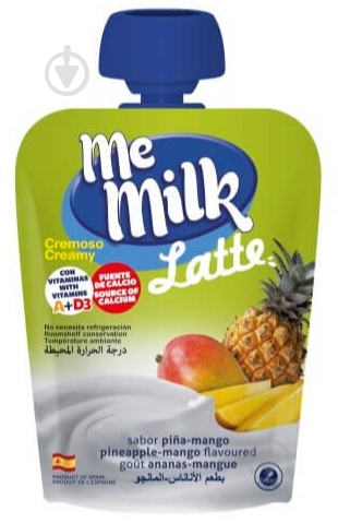Йогурт Me Milk Ананас-манго 90 мл - фото 1 Йогурт Me Milk Ананас-манго 90 мл - фото 1