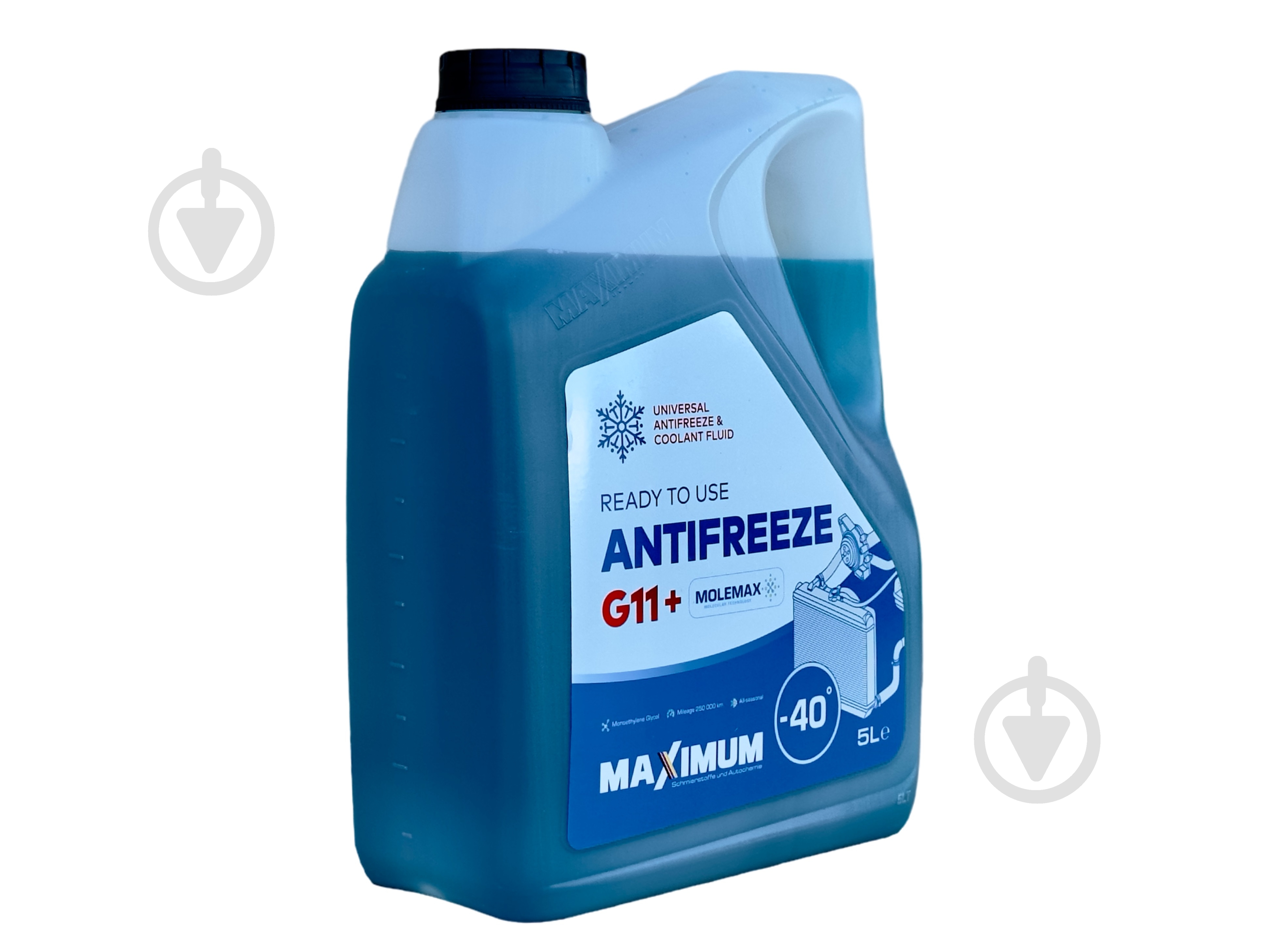 Антифриз Maximum G11 от -40 до +110 готовый 5 л 4,6 кг синий - фото 1