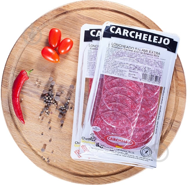 Колбаса Carchelejo экстра Бланко 90 г - фото 2 Колбаса Carchelejo экстра Бланко 90 г - фото 2