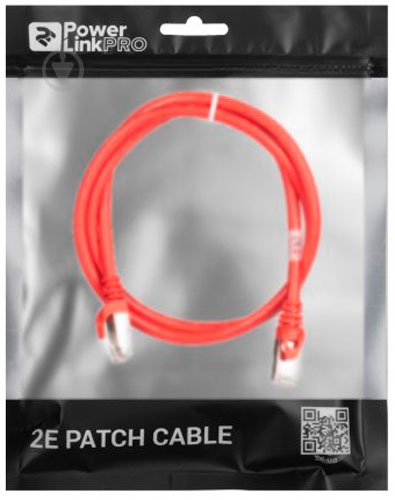 Патч-корд 2E Cat 6,S-FTP,RJ45, 4Х2 27AWG ,7/0.14 Cu, PVC 1 м красный - фото 3