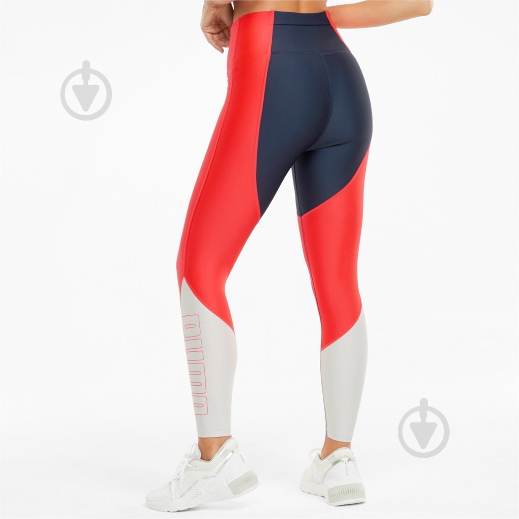 Лосины Puma Train Eversculpt Logo Tight 52095834 р.L коралловый - фото 4