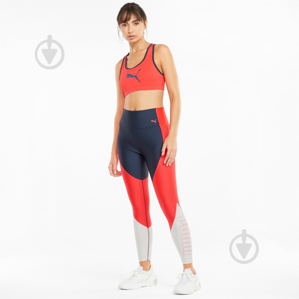 Лосины Puma Train Eversculpt Logo Tight 52095834 р.L коралловый - фото 5
