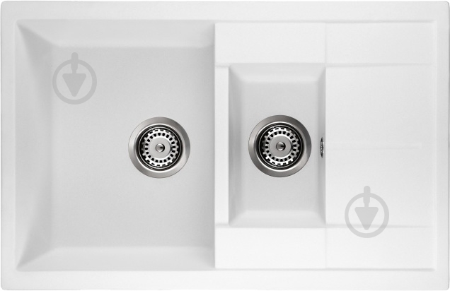 Мийка для кухні Interline STILOS white - фото 1