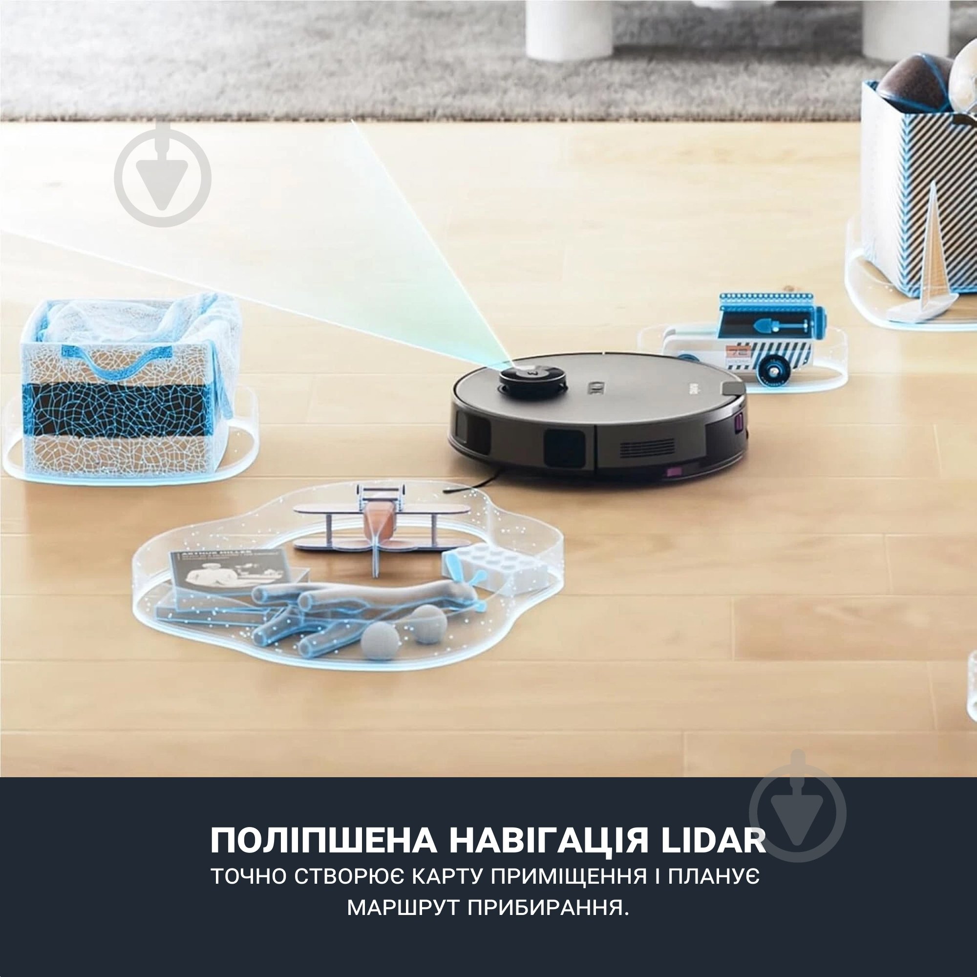 Робот-пилосос мийний Eureka E10S black - фото 5