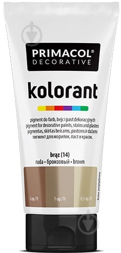 Колорант PRIMACOL DECORATIVE Краситель бронзовый 40 мл - фото 1 Колорант PRIMACOL DECORATIVE Краситель бронзовый 40 мл - фото 1