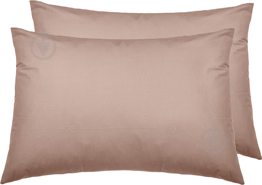 Набор наволочек Solid 70x50 см бежевый Luna - фото 1