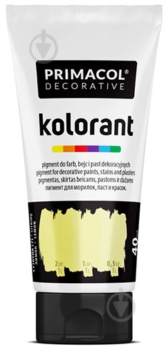 Колорант PRIMACOL DECORATIVE Краситель лимонный 40 мл - фото 1 Колорант PRIMACOL DECORATIVE Краситель лимонный 40 мл - фото 1