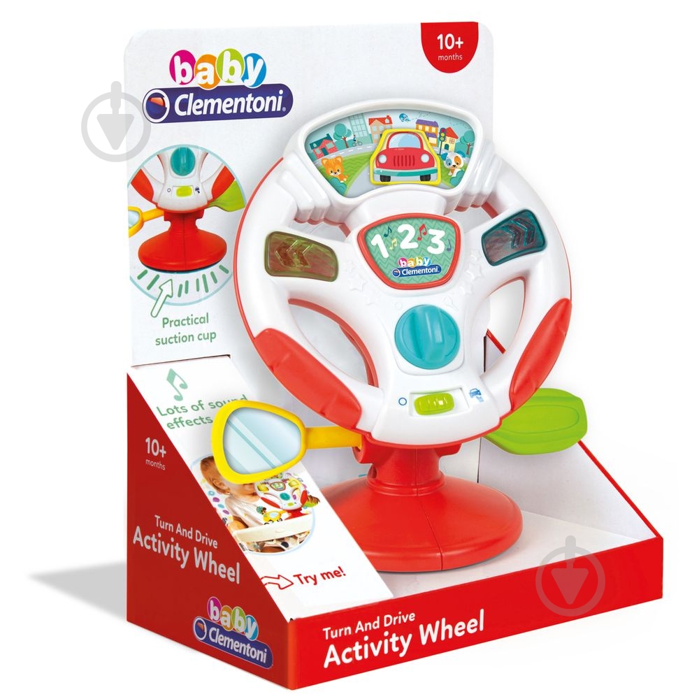 Игрушка музыкальная Clementoni Activity Wheel 17241 - фото 4