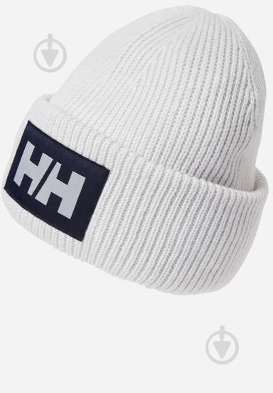 Шапка Helly Hansen Hh Box Beanie 53648-823 р.OS белый - фото 1