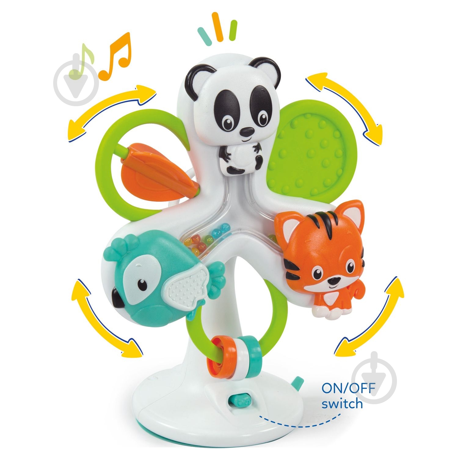 Игрушка музыкальная Clementoni Round & Round Animals 17261 - фото 2 Игрушка музыкальная Clementoni Round & Round Animals 17261 - фото 2