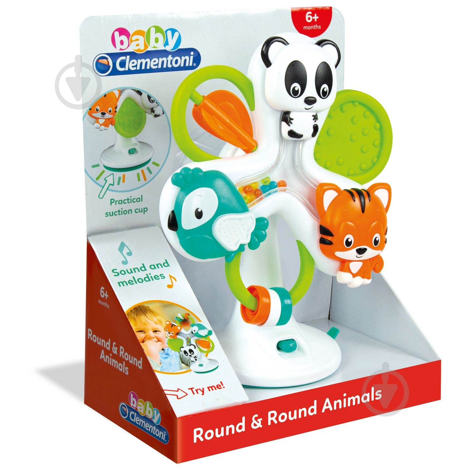 Игрушка музыкальная Clementoni Round & Round Animals 17261 - фото 4 Игрушка музыкальная Clementoni Round & Round Animals 17261 - фото 4