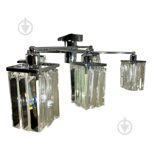 Люстра стельова EVT Lighting 6xE14 кришталевий BAMX-1499049/16 - фото 2