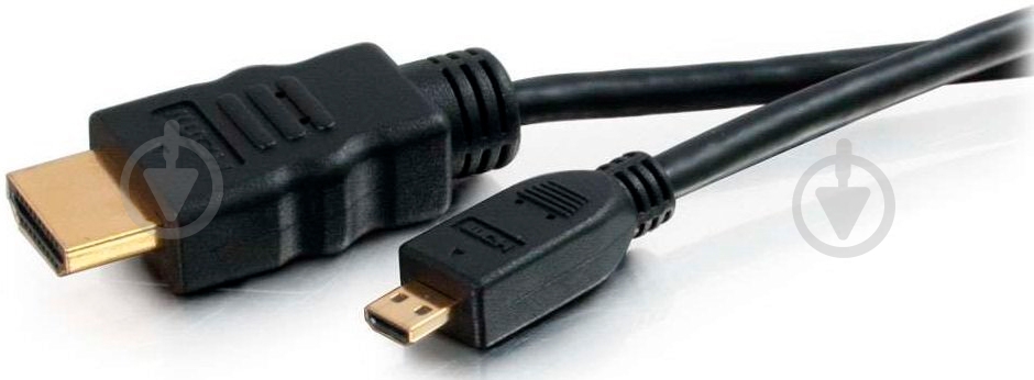 Кабель C2G HDMI micro на HDMI 10.2GBPS черный (CG82026) - фото 2