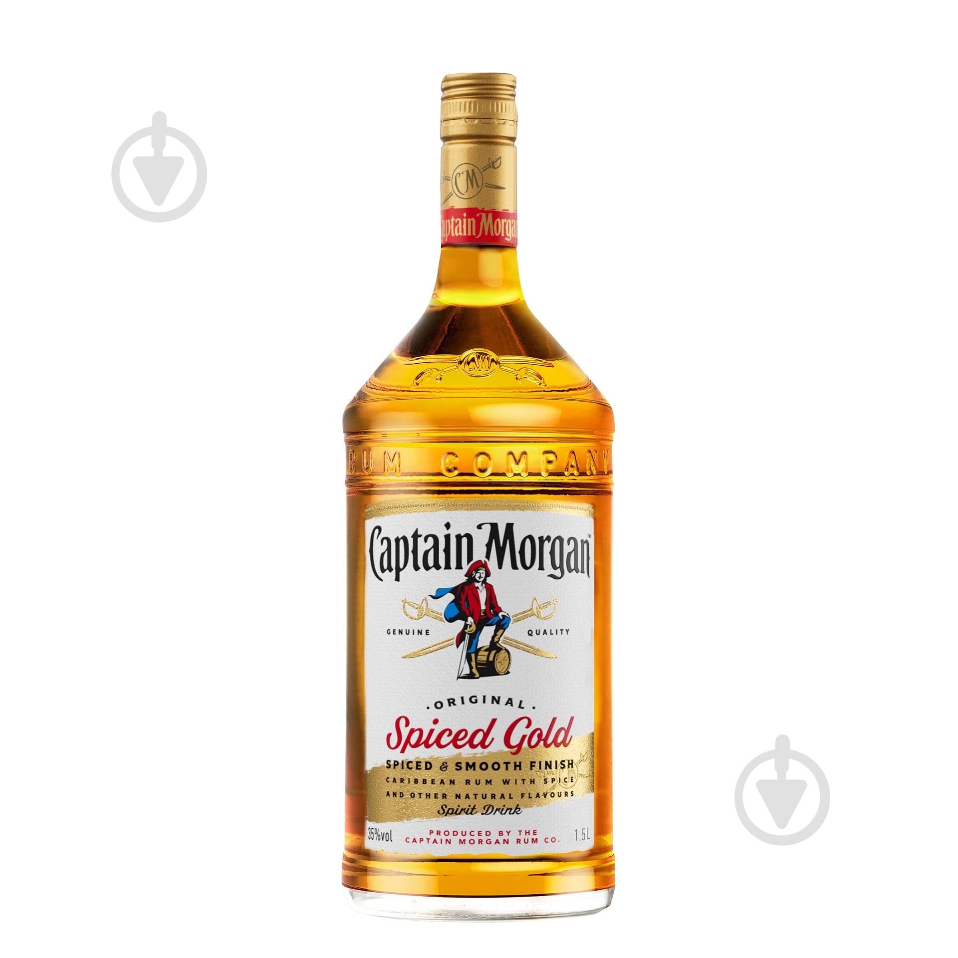 Напиток ромовый Captain Morgan Spiced Gold 1,5 л - фото 3 Напиток ромовый Captain Morgan Spiced Gold 1,5 л - фото 3