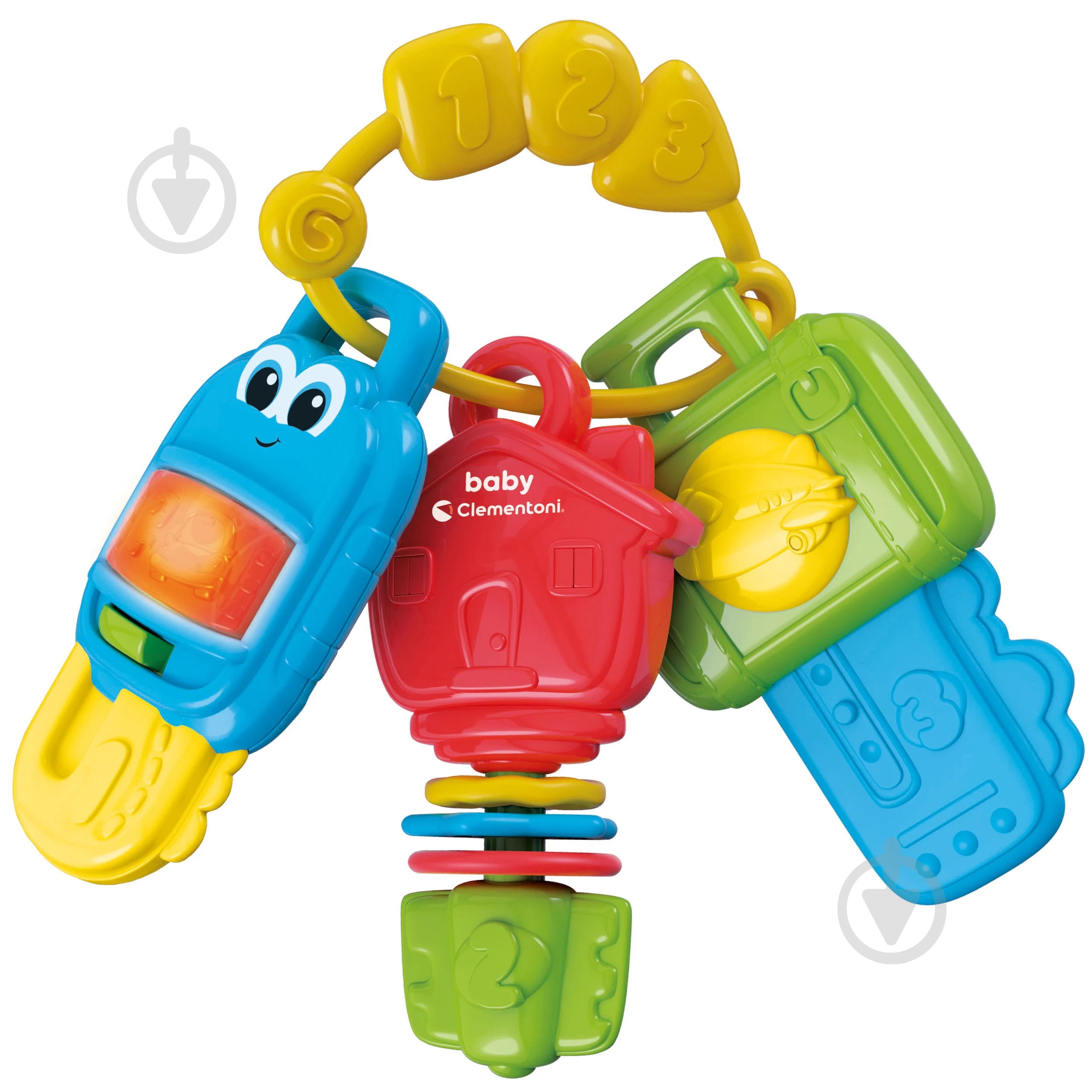 Погремушка Clementoni "Multi-activity Keys New" 17914 - фото 1 Погремушка Clementoni "Multi-activity Keys New" 17914 - фото 1