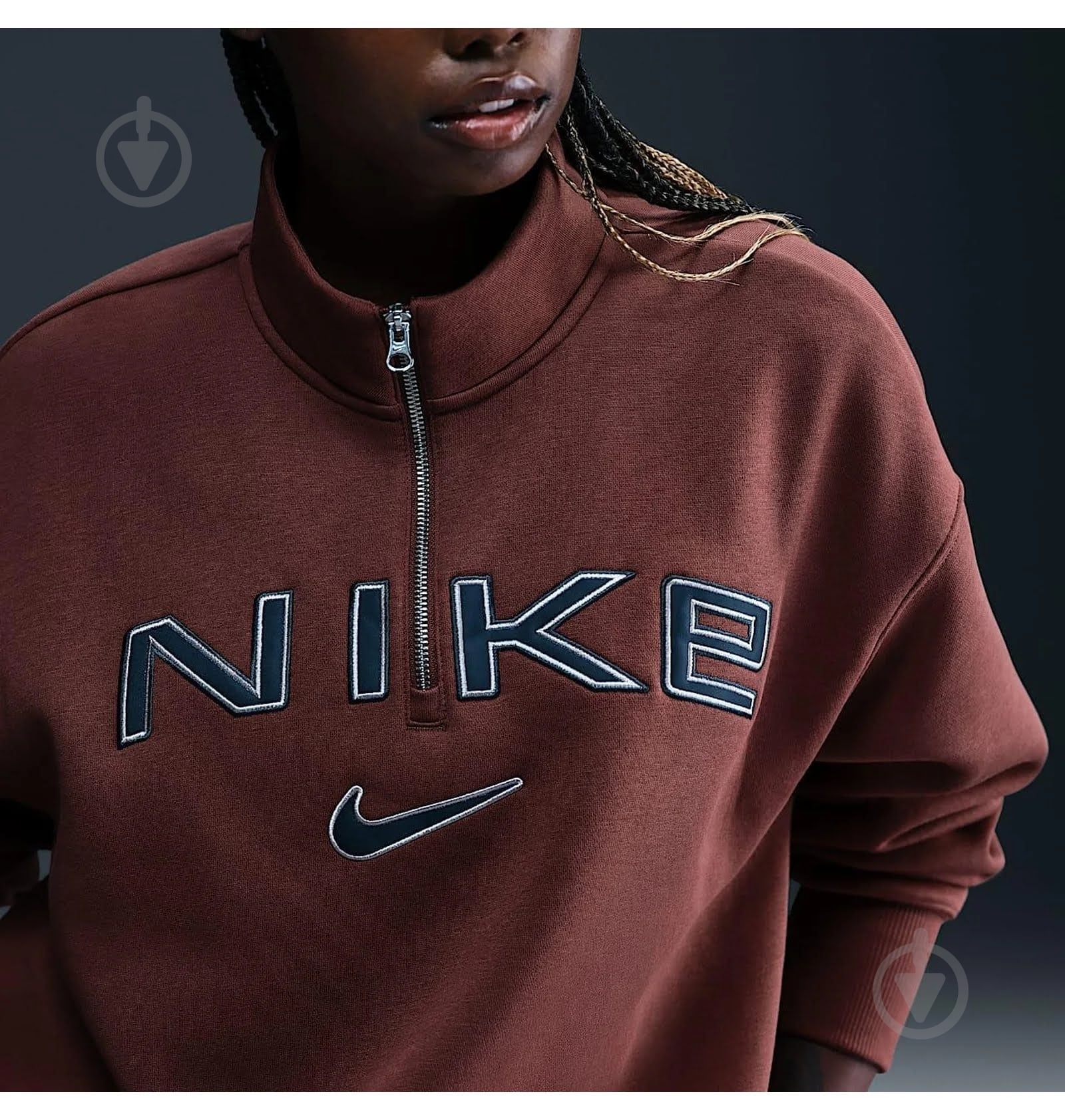 ᐉ Джемпер Nike W NSW PHNX FLC OS LOGO QZ FV7679-218 р.S червоний
