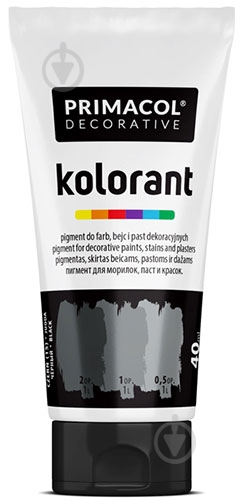 Колорант PRIMACOL DECORATIVE Краситель черный 40 мл - фото 1