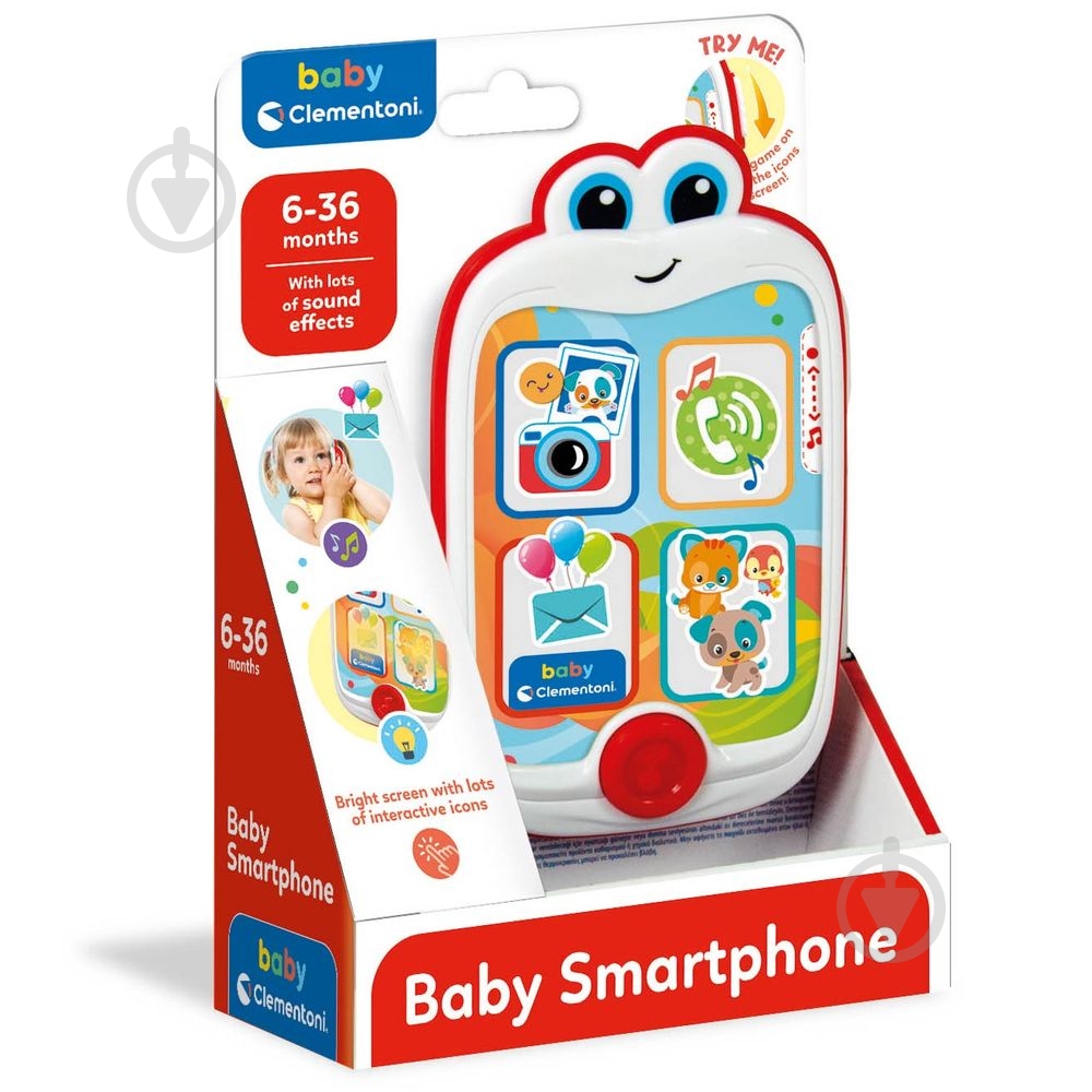 Игрушка музыкальная Clementoni Baby Smartphone 14948 - фото 4