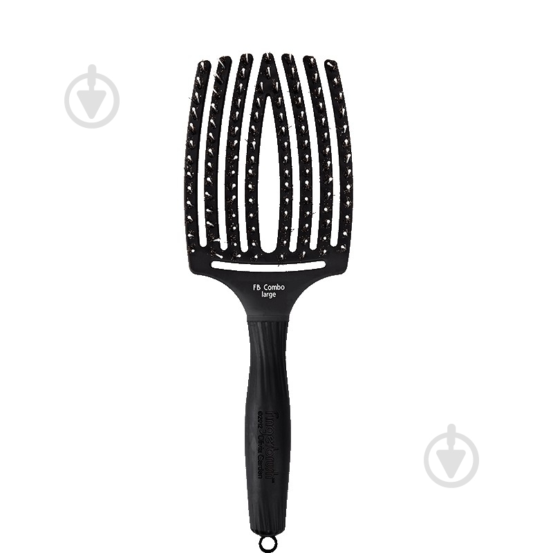 Щетка для волос Olivia Garden Combo Large Finger Brush Combo OGFBCL черный - фото 1