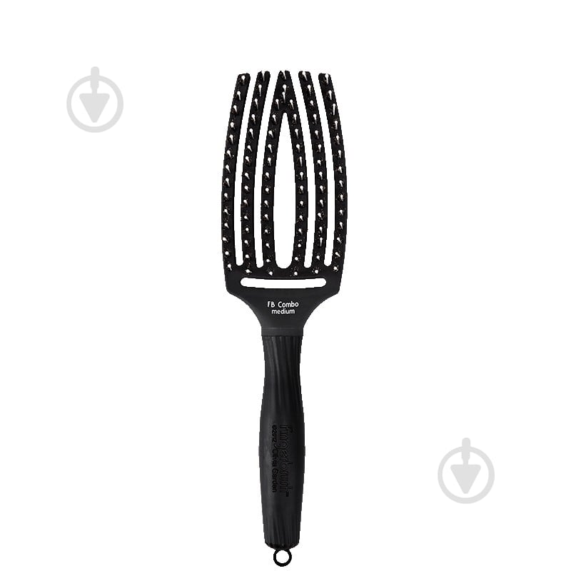 Щітка для волосся Olivia Garden Combo Medium Finger Brush Combo OGFBCM чорний - фото 1 Щітка для волосся Olivia Garden Combo Medium Finger Brush Combo OGFBCM чорний - фото 1