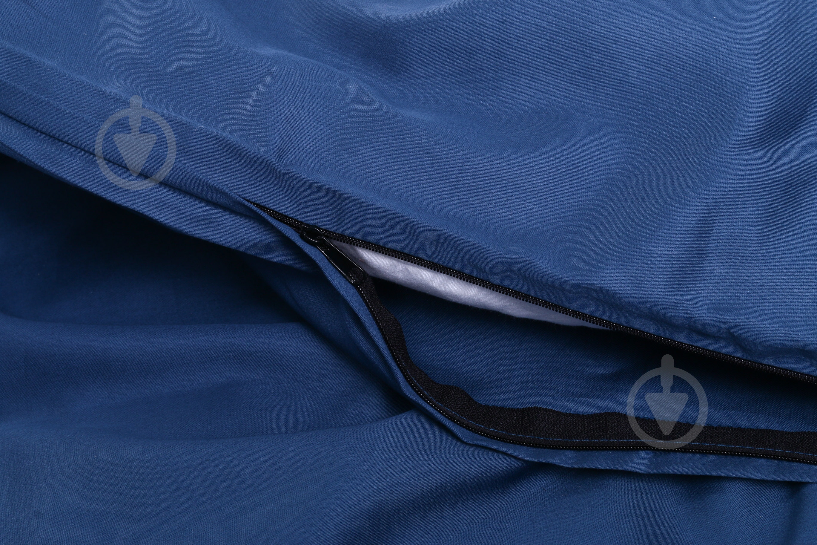 Пододеяльник Solid 200x220 см синий Luna - фото 3