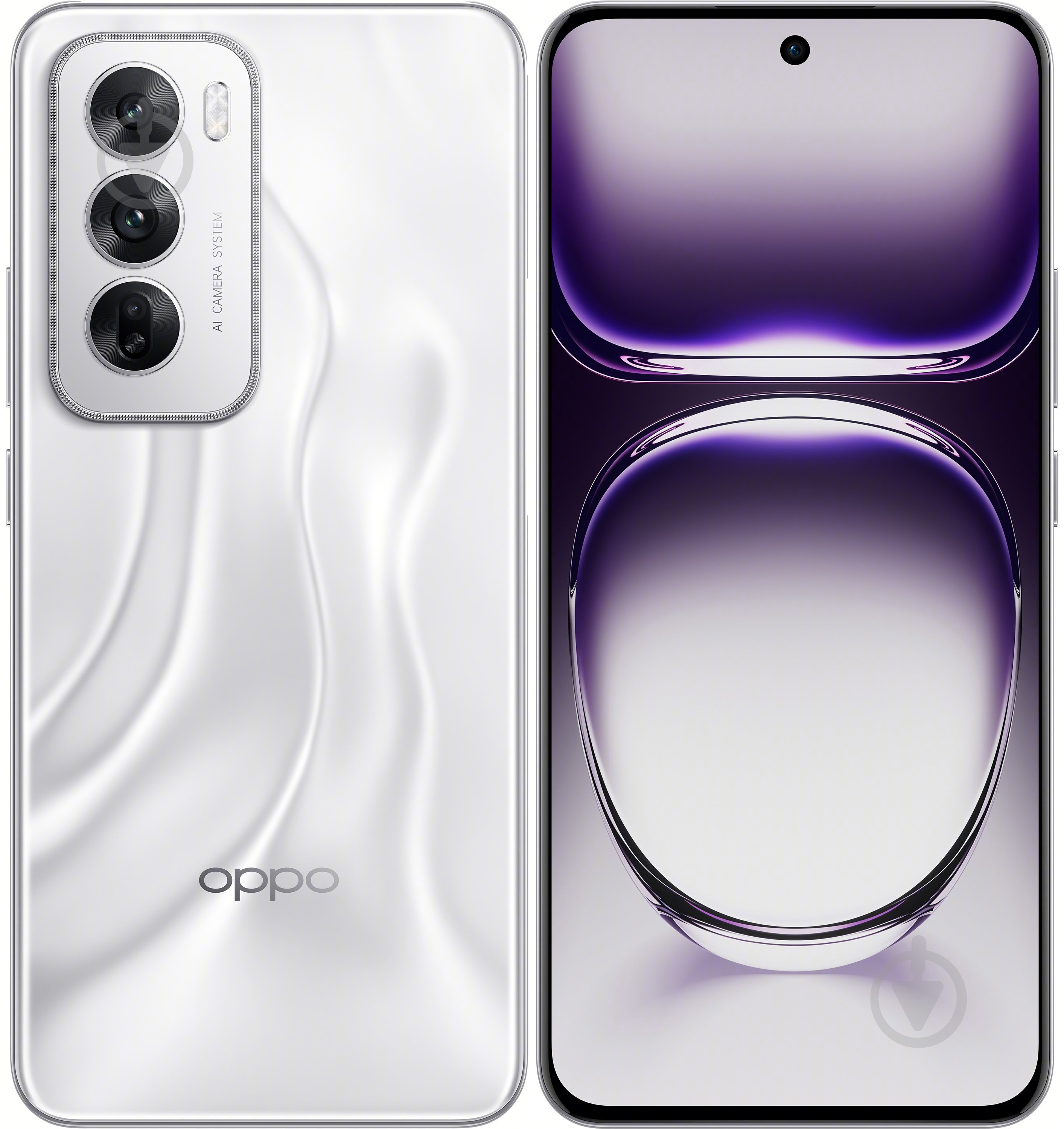 Смартфон OPPO Reno12 CPH2625 12/256GB astro silver (OFCPH2625_SILVER_12/256) - фото 1