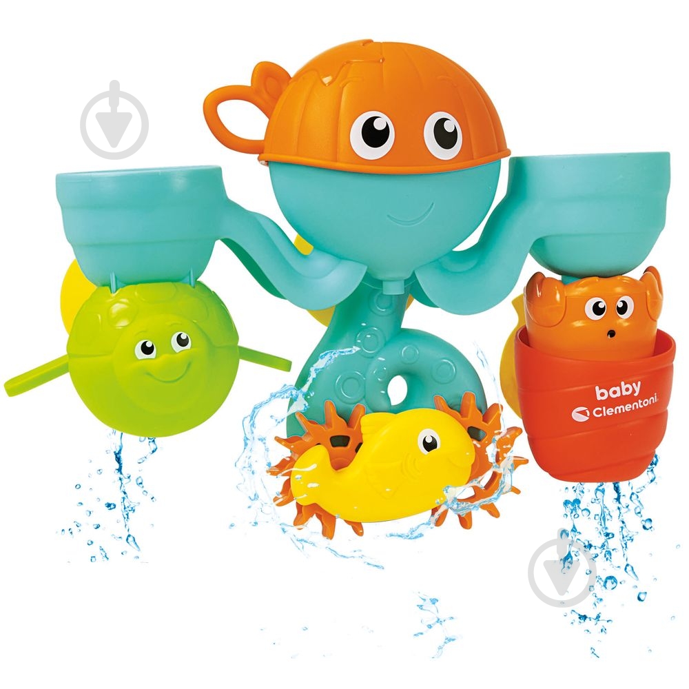Игрушка для ванны Clementoni Octo Park 17458 - фото 1 Игрушка для ванны Clementoni Octo Park 17458 - фото 1