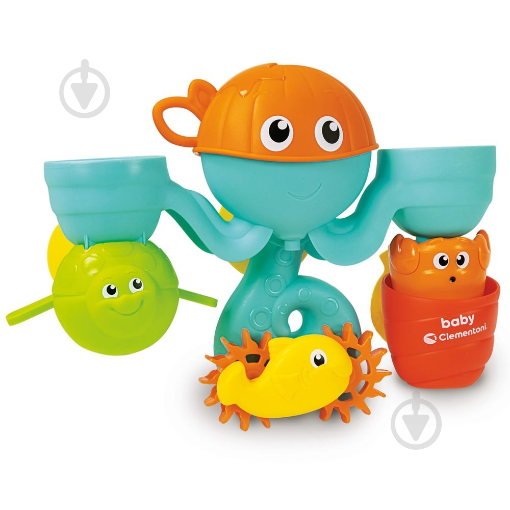 Игрушка для ванны Clementoni Octo Park 17458 - фото 3 Игрушка для ванны Clementoni Octo Park 17458 - фото 3