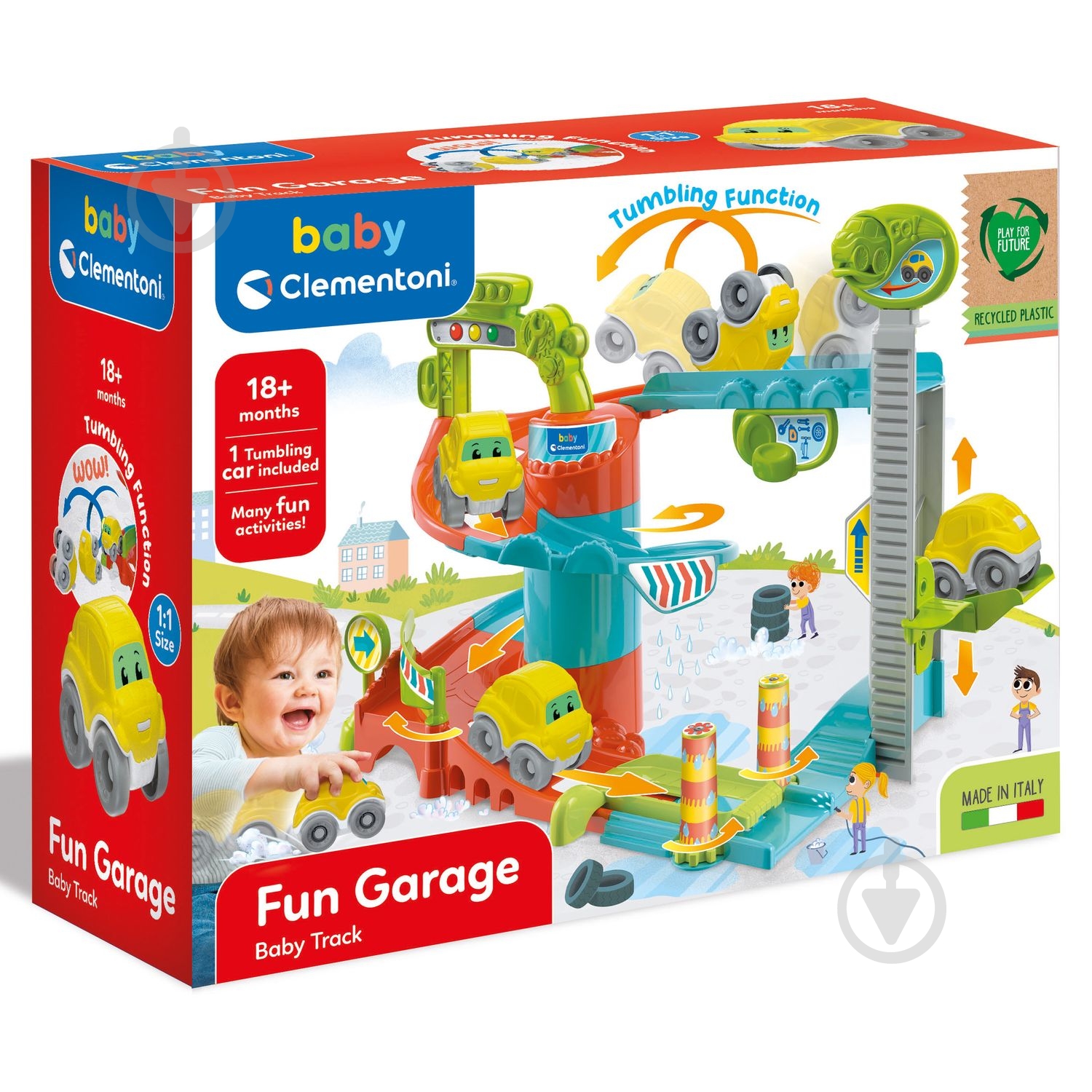 Игровой набор Clementoni Fun Garage 17404 - фото 2 Игровой набор Clementoni Fun Garage 17404 - фото 2