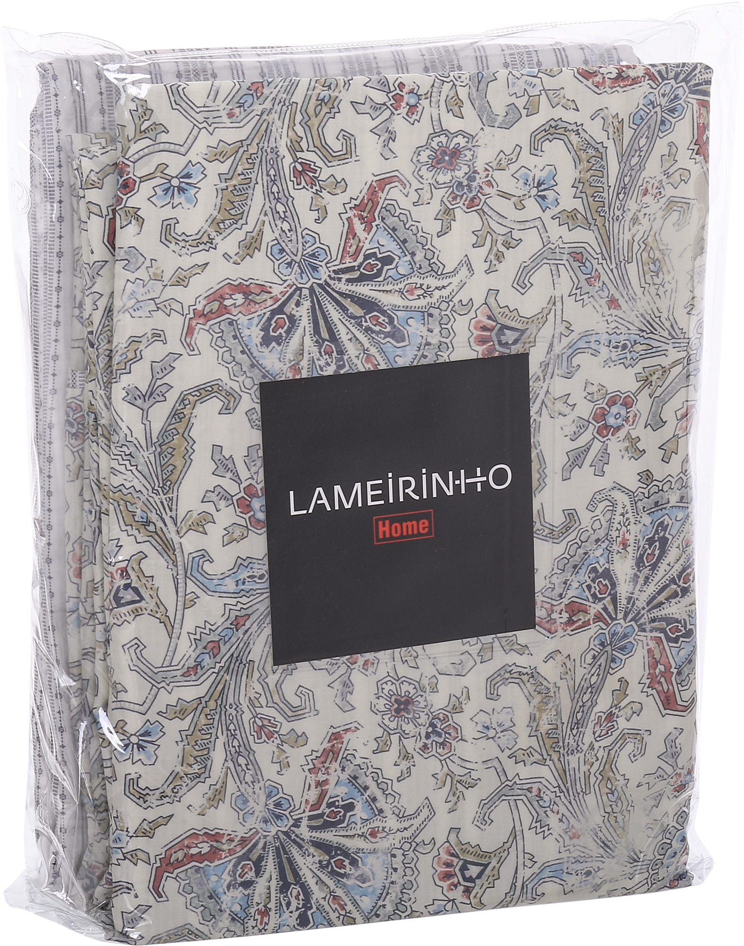 Комплект постельного белья Baroque семейный серый Lameirinho - фото 4