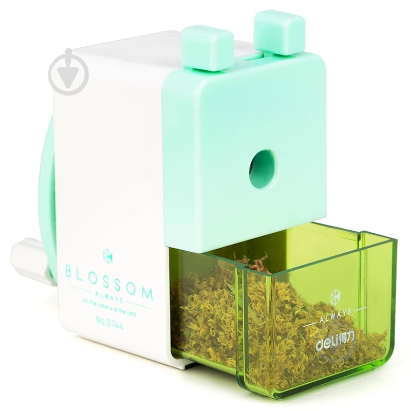 Точилка механическая зеленая 0744 Deli - фото 4