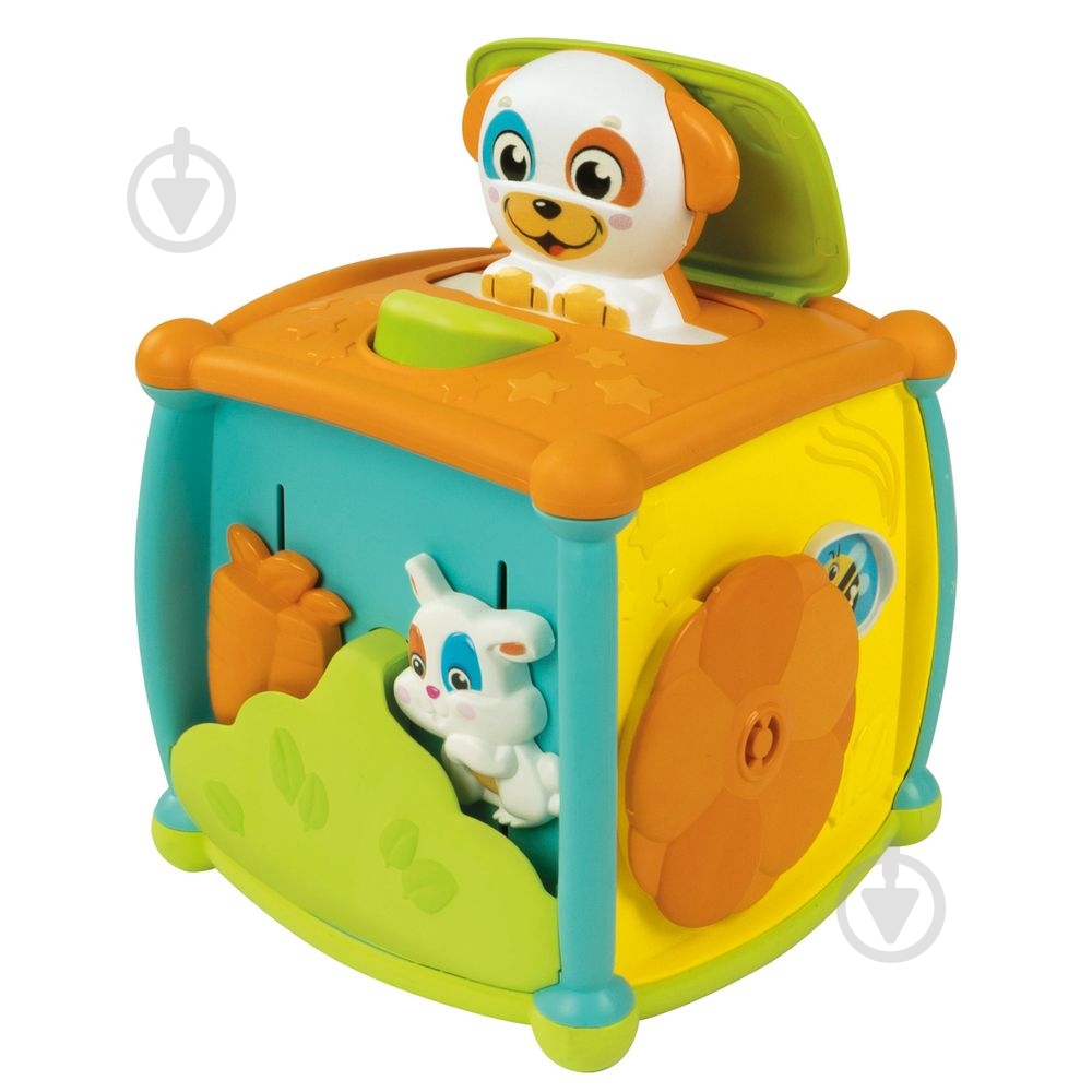 Игрушка развивающая Clementoni Peekaboo Activity Cube 17672 - фото 1