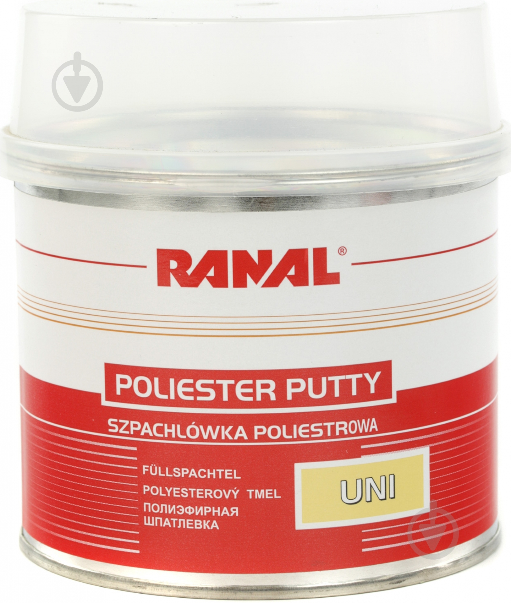 Шпатлевка полиэфирная RANAL UNI 0.75кг - фото 1 Шпатлевка полиэфирная RANAL UNI 0.75кг - фото 1