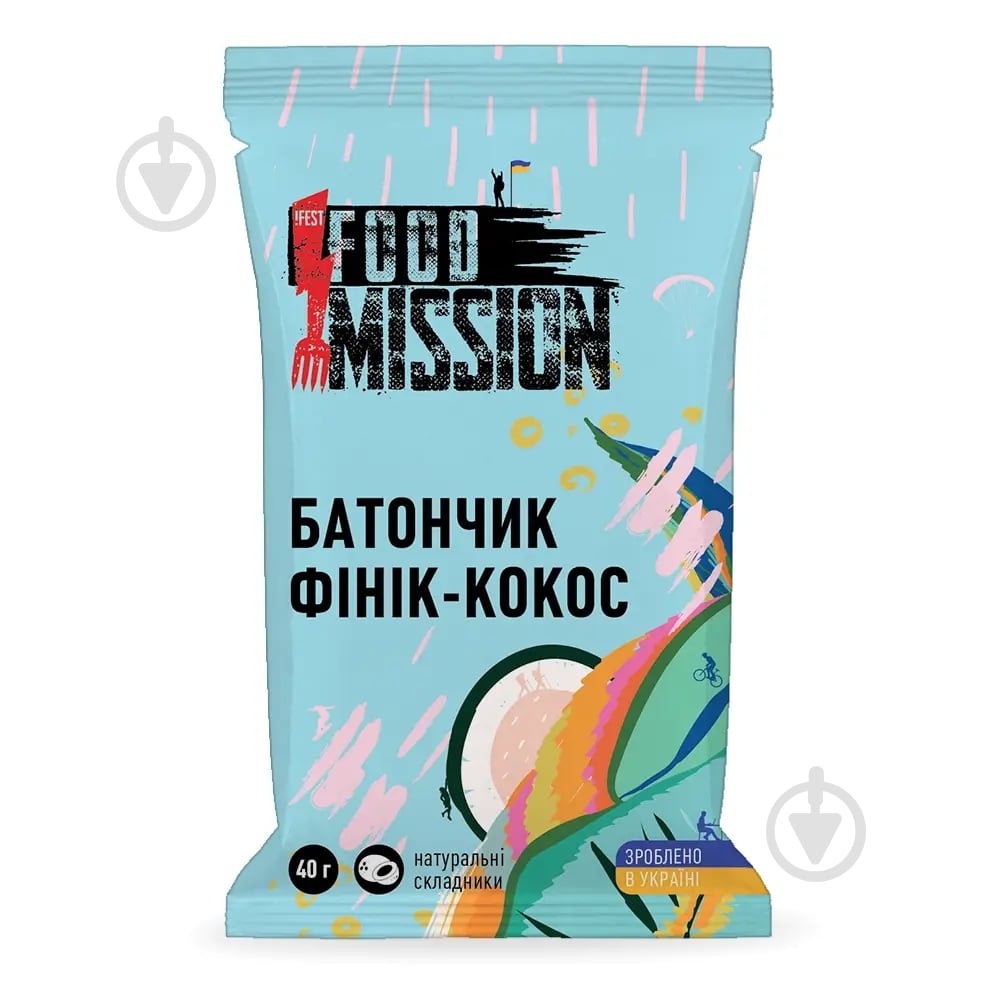 Батончик !FEST FOOD MISSION Финик-Кокос - фото 1