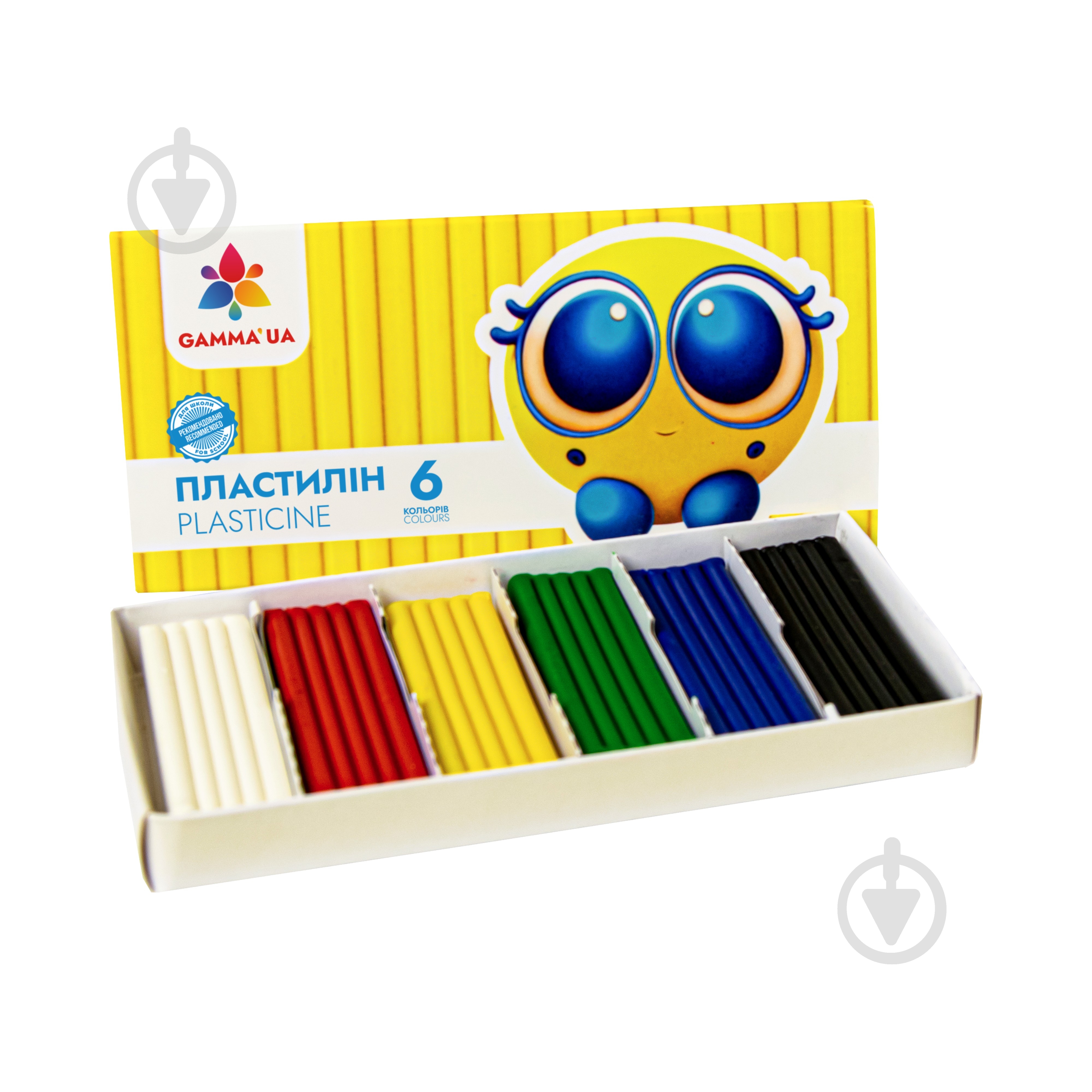 Пластилин восковый 6 цветов Райдуга-Трейд - фото 1