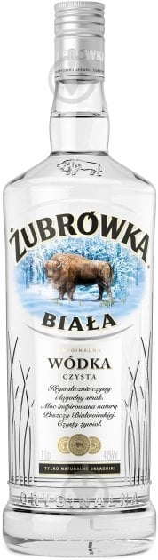 Водка Zubrowka Biala 40% 1 л - фото 1
